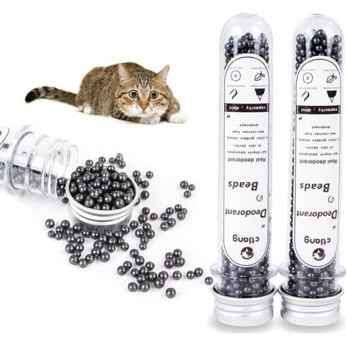 Pet Deodorant Beads Remove Cat Litter Odor Goods Animal Toilet Cleaning Tool Absorbs Kitten Excrement Stink Odor Pet Products