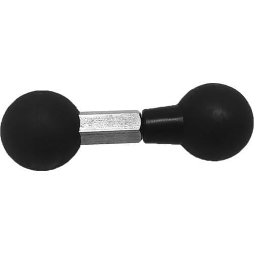 Double 1" 25mm Ball Adapter Mount for Motorcycle Motorbike BIke Handlebar