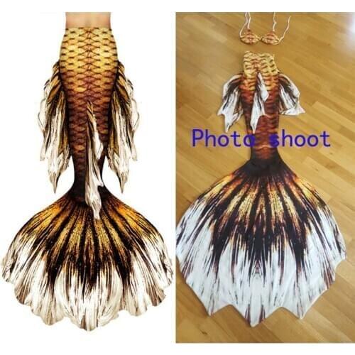 Customized Black Pearl Big Mermaid Tail Kids Adult Women Men Mermaid Tail No Flipper Monofin Beach Costumes Mermaid Swimsuits