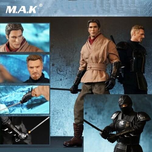 Collectible In Stock FG005 1/12 Scale Bruce Wayne and Ninja Master 2 Doll Full Set Action Figure Model for Fans Gifts