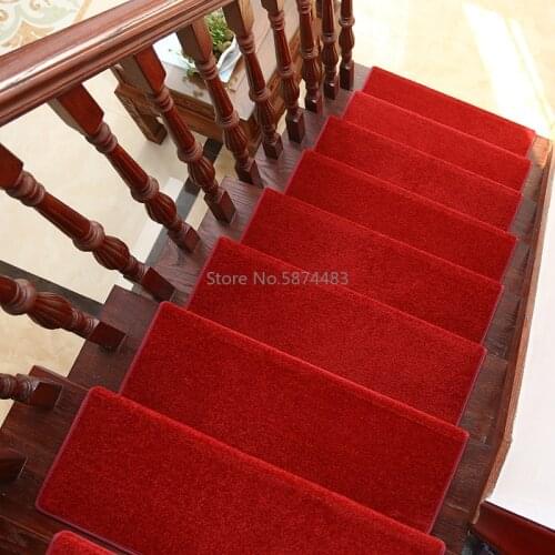 Stairs Glue-free Self-adhesive Thick Non-slip Household Indoor Solid Wood Staircase Carpet Glue-free Self-adhesive
