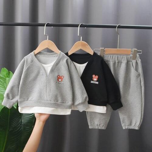 LZH Childrens Autumn Clothes 2021 Long Sleeve Trousers 2Pcs Sets For Boys Clothes New Kids Costume Baby Boys Tracksuit 1-5 Year