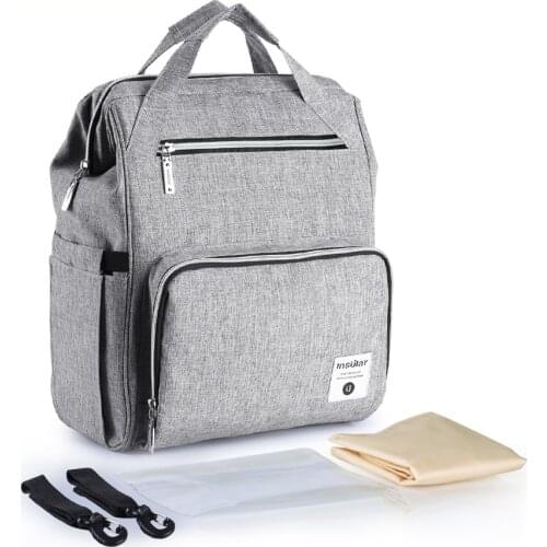 Fashion Baby Bag Waterproof Diaper Bag Backpack for Moms Large Capacity Multifunction Stroller Maternity Bag for Baby