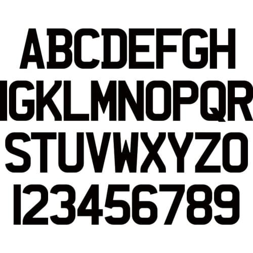 Number car sticker cover scratch auto parts products label interior details decorative polyethylene sticker49.7cm