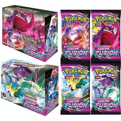 Newest Pokemon 324&360 pcs/set Cards Toys Spanish Trading Card Game Sword Shield Collection Box Card Energy Trainer Tag Team