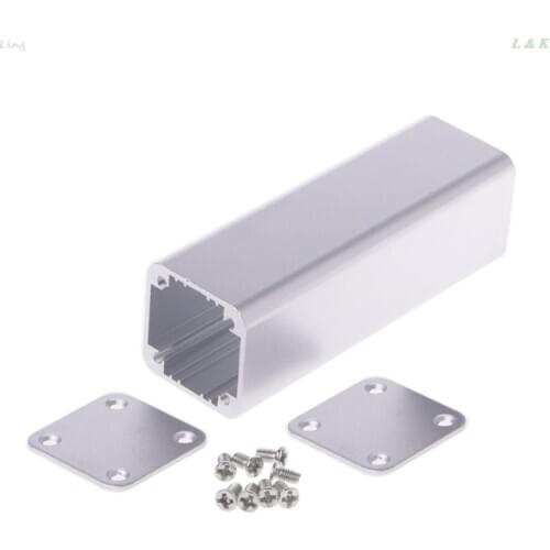 New DIY Extruded Electronic Project Aluminum Enclosure Case Black 100x32x32mm