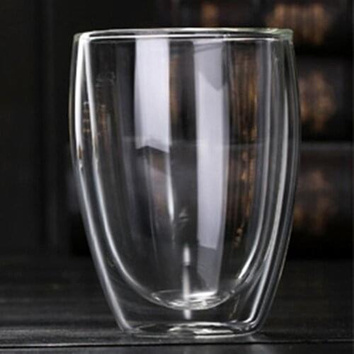 Hot Heat Resistant Double-Wall Insulated Glass Espresso Mugs Latte Coffee Glasses/Whisky/Coffee Cup/Tea Mug