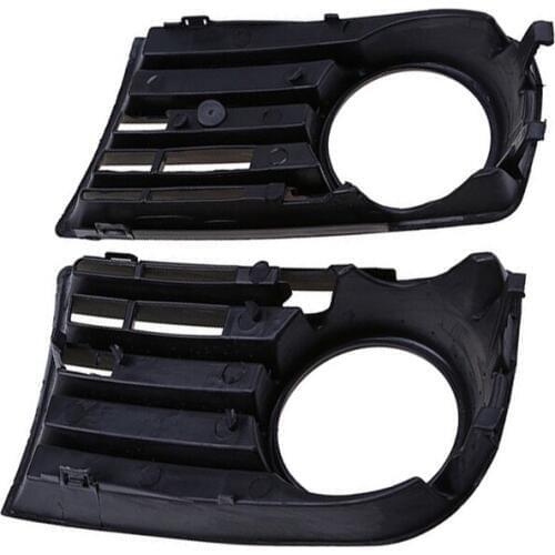 1K0853665B/1K0853666B Automobile Left+Right Side 1 Pair Foglight Grille Replacement for Golf 5 MK5 2005-2009