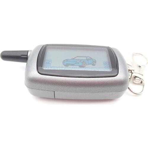 2-way LCD Remote Controller Key Fob, Tamarack for Russian Version Vehicle Security Two way Car Alarm System Twage Starline A6