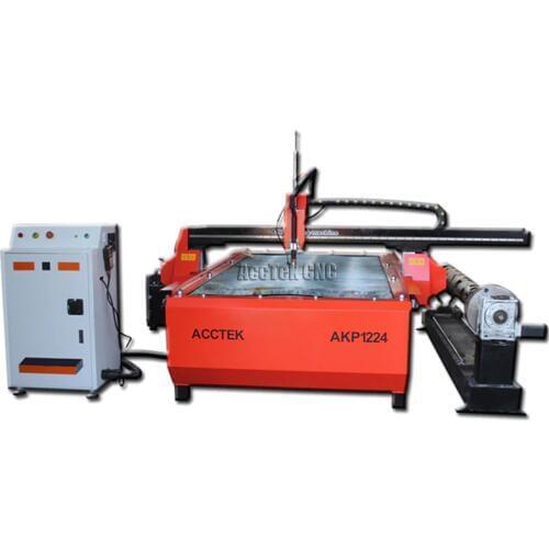 20mm Metal tube cutting Machine starfire software steel cnc plasma cutting machine small cnc plasma 1224