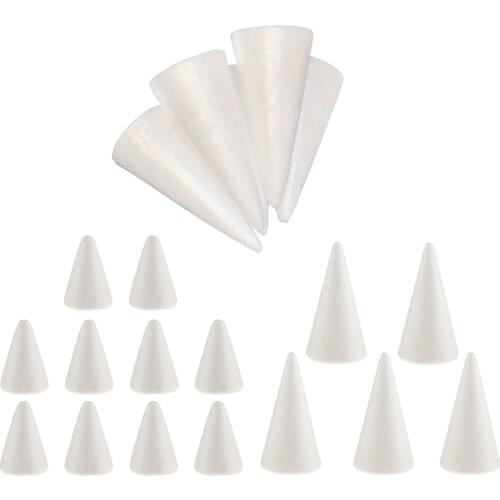 20pcs DIY Christmas Tree Styrofoam Foam for Kids Craft DIY Toys 70/100/150mm