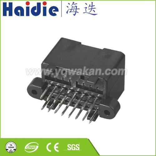 Free shipping 2sets tyco 16pin pcb auto cable housing plug wiring harness connector 174975-2