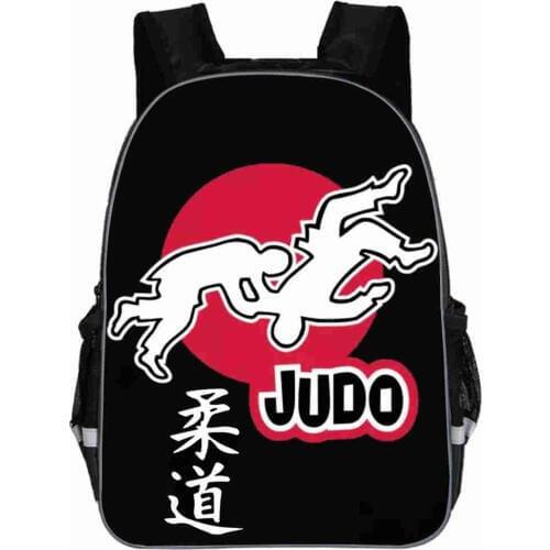 Martial Judo Backpack Taekwondo Karate Aikido Jeet Kune Do Animal Women Men Boys Girls Kids Teenager School Bags Mochila Bolsa