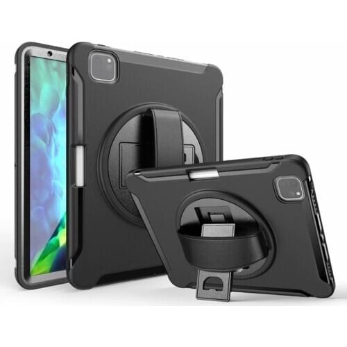 Case For iPad Pro 11 2nd Generation 2020 Cover Shockproof Armor kickStand hand Strap PC Hard Case Coque for iPad 11 2020 Funda