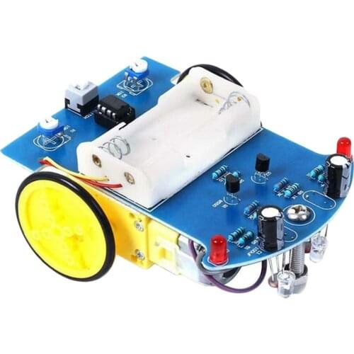 D2-1 DIY Kit Intelligent Tracking Line Smart Car Kit TT Motor Electronic DIY Kit Smart Patrol Automobile Parts DIY Electronic