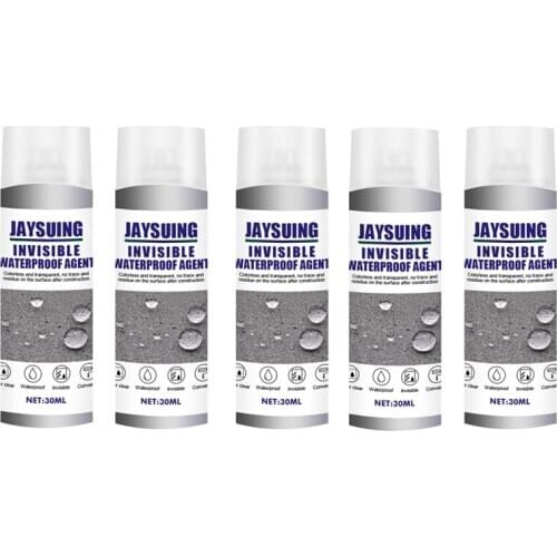 GTBL JAYSUING Sealant Spray Anti-Leaking Sealant Agent Plumbing Invisible Waterproof Agent Ceramic Tile Floor Wall Drop-5Pcs