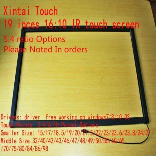 USB Power 19 inch Infrared Touch Screen Panel,infrared touch screen frame for , Touch Table 2 touch points