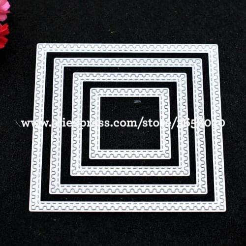 Square Metal Die cutting Dies For DIY Scrapbooking Photo Album Decorative Embossing Folder 8072631