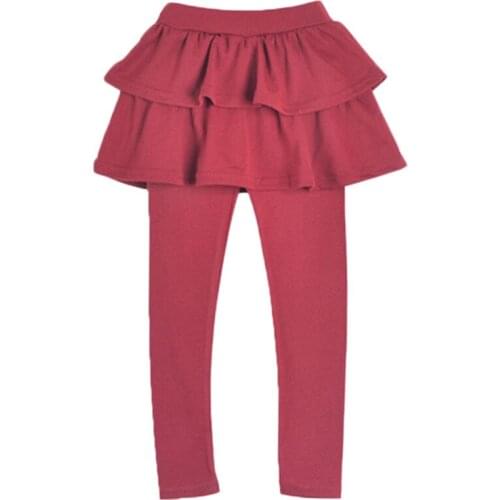 2020 New Girl Legging Skirt-pants Baby Girl Spring Autumn Warm Leggings Childrens Girls Skirt-pant bootcut For 2-10 Kid