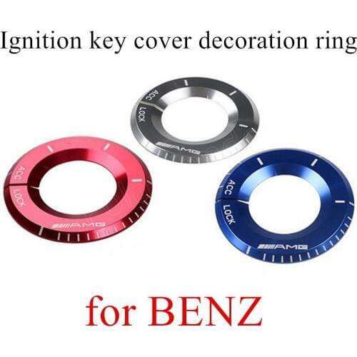 New arrival 3 colors available ignition switch decoration modified keyhole Ignition Switch cover For B-ENZ
