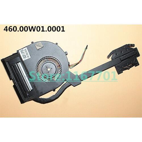 New Laptop/Notebook CPU cooling Radiator Heatsink&Fan for Lenovo Edge 15 80H1 flex 2 pro 15 DFS561405PL0T-FFY3 460.00W01.0001