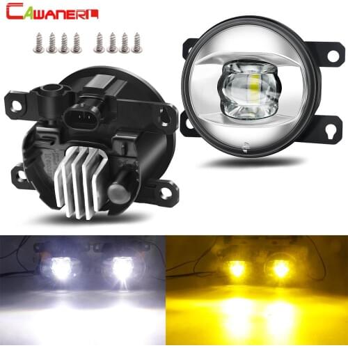Fog Light Assembly 30W 8000LM Car Front Bumper LED Fog Lamp DRL 12V For Subaru Forester WRX STI Legacy Outback XV BRZ Impreza