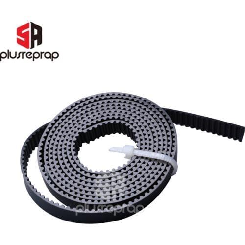 2GT Timing belt Width 6mm Synchronous Belt 2/5/10 meters Containing Aramid Core Wear-resistant for 3D Printer Parts