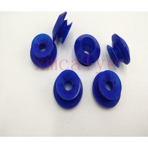 150 pieces rubber sucker for offset printing machine parts, blue rubber sucker