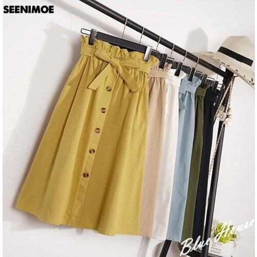 Seenimoe Womens Autumn Skirts