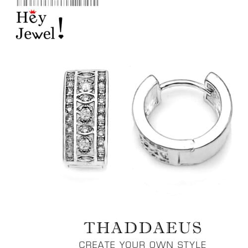 Creole Rhombus Hinged Hoop Earrings,2018 Gift In 925 Sterling Silver,Europe Style Glam Trendy Fashion Good Jewerly For Women