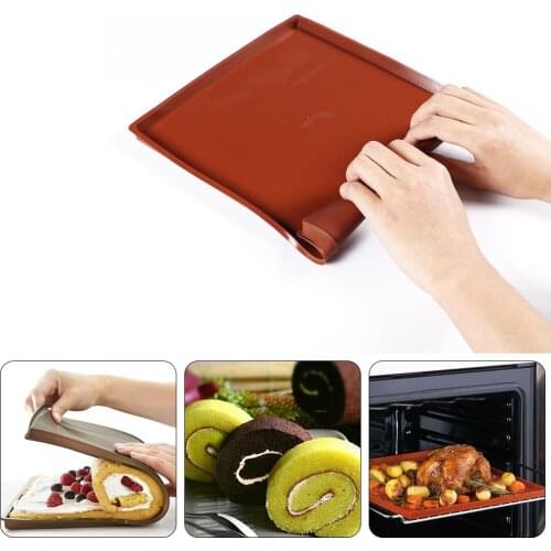 Silicone Baking Mat Reusable Oven Cake Pad Non-stick Baking Pastry Cake Mat Heat Resistance Baking Mat DIY Cake Kitchen Tools