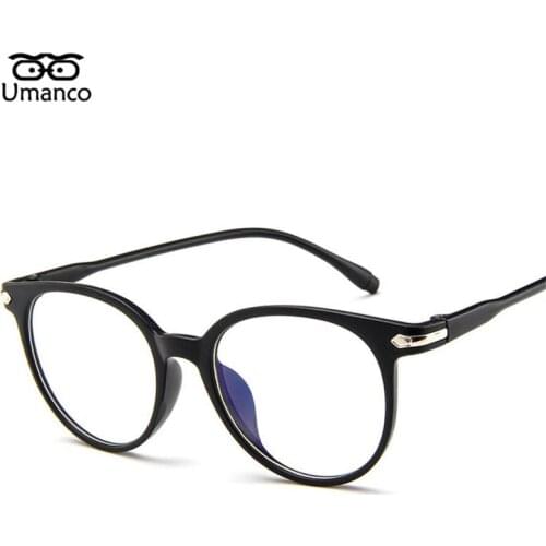 Umanco 2021 New Clear Gaming Blue Light Glasses For Women Men PC Frame Transparent Boy Computer Read Arrow Accessories Gifts