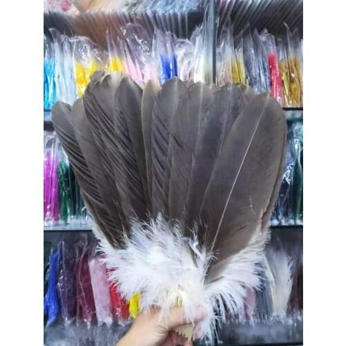 10pcs natural eagle feathers 35-42 cm 14-17 inches celebration decoration