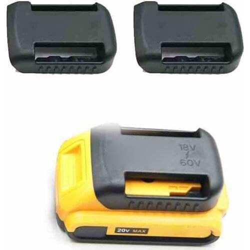 18V For DeWalt 18v XR Batteries 5pcs Set Battery Mounts ABS Hanger Holder Slots