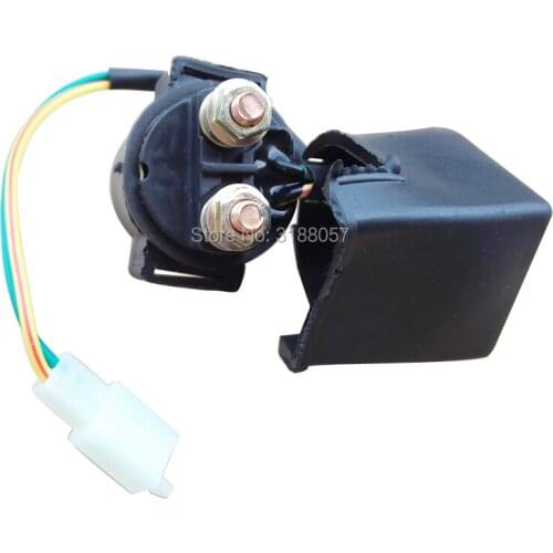 2 wire Starter Relay Solenoid FOR GY6 50CC 90CC 100CC 110CC 125cc 150cc 139QMB 157QMJ Scooter Moped ATV GoKart