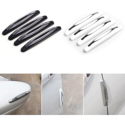 4Pcs Car Vehicle Door Edge Anti-Collision Guard Strip Sticker Scratch ABS PVC Protector car accessories well-protective New