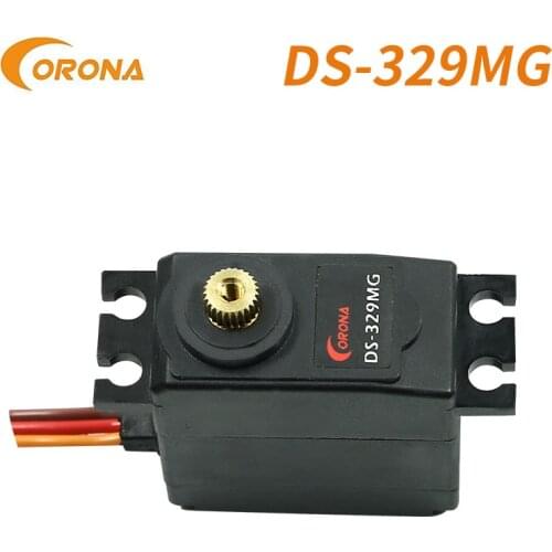 Corona DS329MG 4.5kg 0.11sec 32g Digital Metal Gear Mini Servo for Hobby Robotics Education Industrial