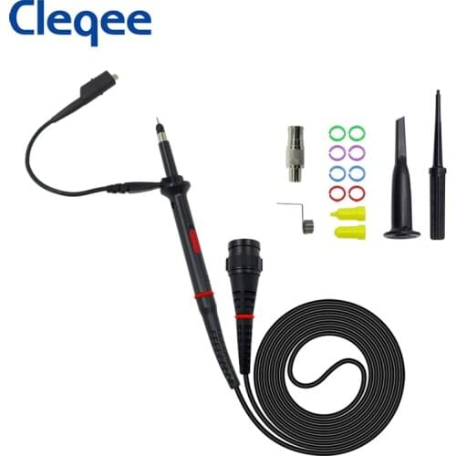 Cleqee P7200 1PCS Oscilloscope Probe 200mhz BNC Protective Cap Scope Probe X1/X10 DC-200MHz