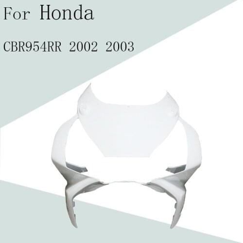 For Honda CBR954RR 2002 2003 Head Fairing Nose Front Upper ABS Injection Fairing CBR 954 RR 02 03 Motorcycle Accessories