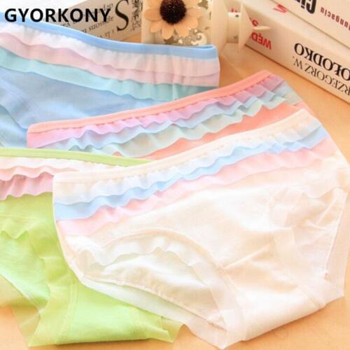 Hot sale Candy Color KIDS Panties High Quality Lovely Cute Girl Underwear Panties Cotton Briefs 5pcs/lot A-SQ-A8357-5P