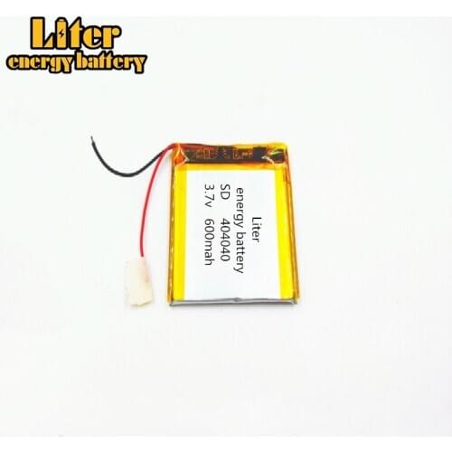 3.7V 600mAh 404040 Lithium Polymer Li-Po li ion Rechargeable Battery cells For Mp3 MP4 MP5 GPS mobile bluetooth