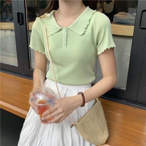 New Thin Summer Top Sexy T Shirt Women Elasticity T-Shirt Korean Style Woman Clothes Slim Tshirt Female Casual Short Sleeve Tops