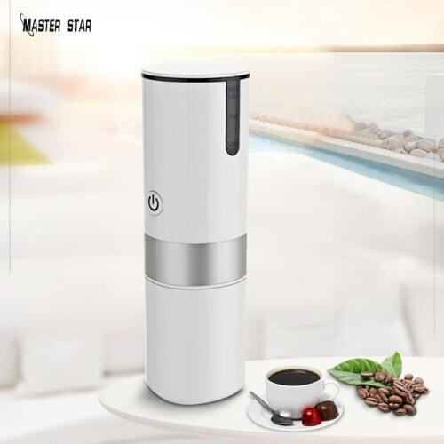 Portable Automatic Capsule Coffee Pot Household Coffee Machine Mini Car Travel Handheld Coffee Maker Bottle
