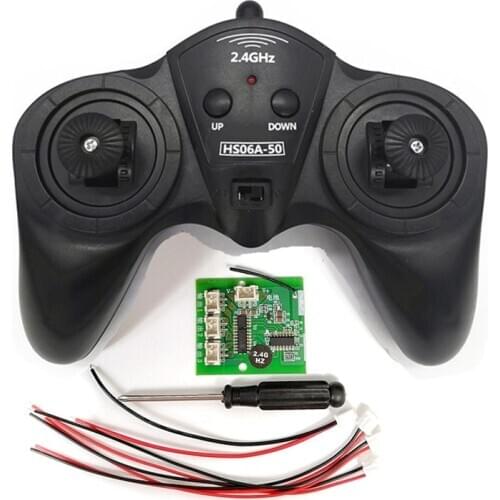 6CH 2.4G Remote Controller Power Transmitter Receiver Radio System For DIY RC Boat Cars 50M Controlling