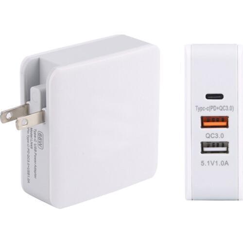 68W USB Type-C/PD+QC 3.0 USB Wall Fast Charger For iPhone 11 Pro Xs MAX Xr X 8MacBook Pro SAMSUNG Nintendo USB-C PD Fast Charger