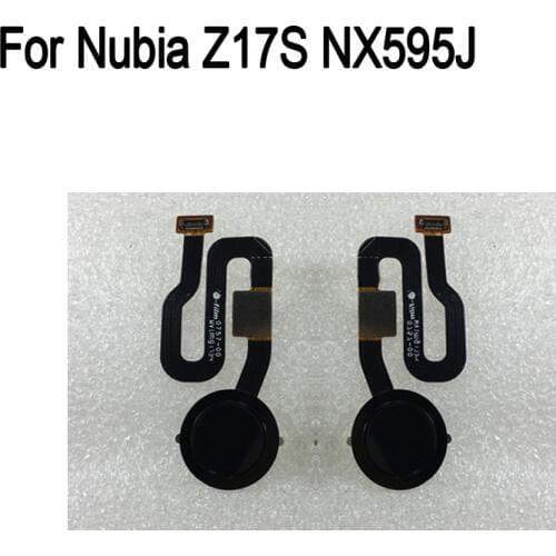 Fingerprint Finger sensor keypad home return button Flex Cab For ZTE Nubia Z17S NX595J Fingerprint identification cable