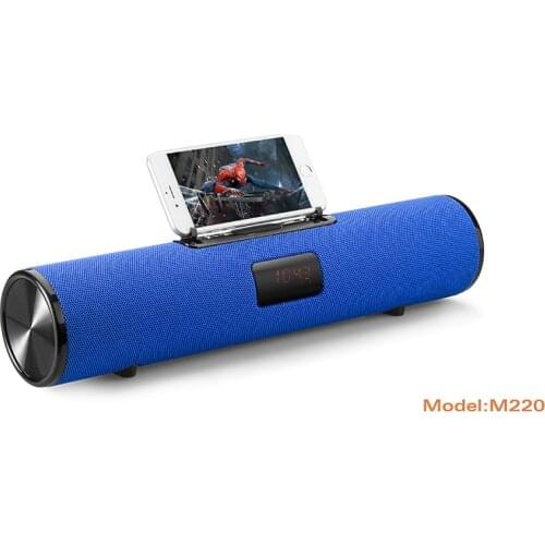 20W fabric cable and wireless Bluetooth speaker for home theater Soundbar to assist 3.5mm line TF PC with strong 3D stereo music