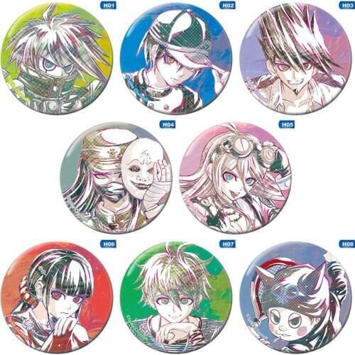Cosplay Badge Oma Kokichi Brooch Pins Collection Bags Badges Games Danganronpa V3 Killing Harmony Pin For Backpacks Clothes