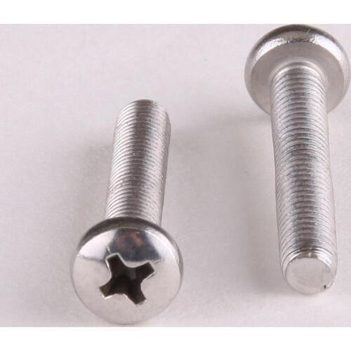 10PCS 304 Stainless Steel Screws Phillips Head Screws Pan Head Screws GB818 M4 * 35mm