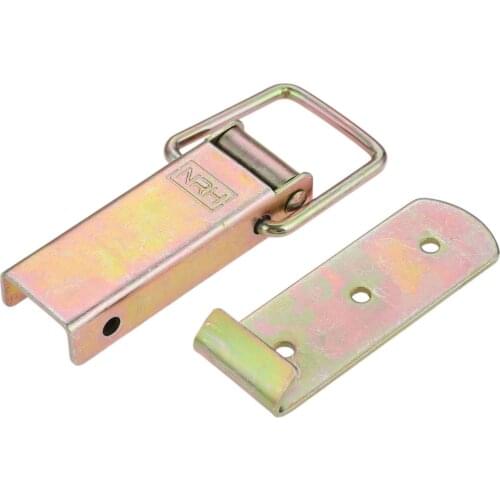 100x77mm Iron Wooden Box Catch Clasp Toolbox Lock Hasp Latch Jewelry Box Hinges Hasp Furniture Hardware Accessories